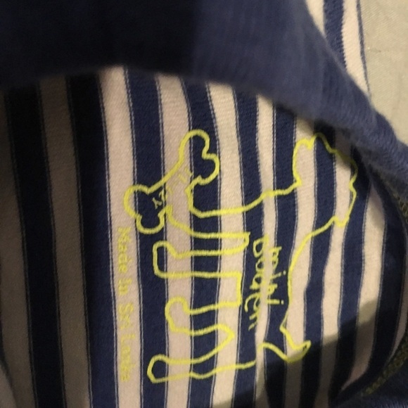 Mini Boden Blue and White Striped Shirt 11-12Y - Picture 3 of 4
